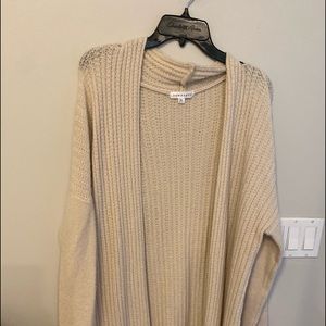 Cream sweater cardigan never worn